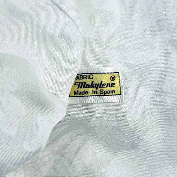 Makylene~Half, Long Fabric Apron / Made In Spain - Picture 4 of 10